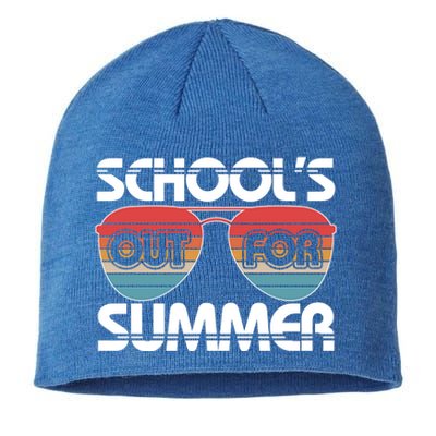 Retro School's Out For Summer Aviator Sunglasses Sustainable Beanie