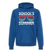 Retro School's Out For Summer Aviator Sunglasses Premium Hoodie