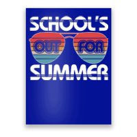 Retro School's Out For Summer Aviator Sunglasses Poster