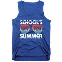 Retro School's Out For Summer Aviator Sunglasses Tank Top