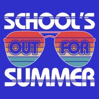 Retro School's Out For Summer Aviator Sunglasses Tank Top