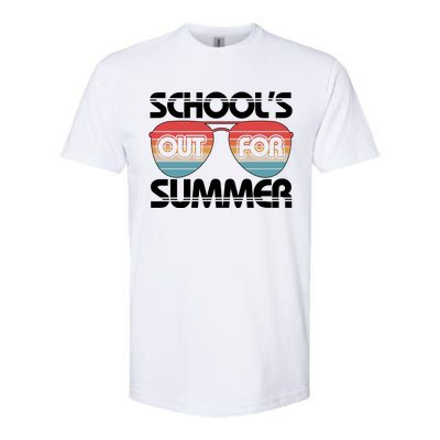 Retro School's Out For Summer Aviator Sunglasses Softstyle® CVC T-Shirt