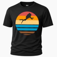 Retro Scuba Diving Performance Shirt