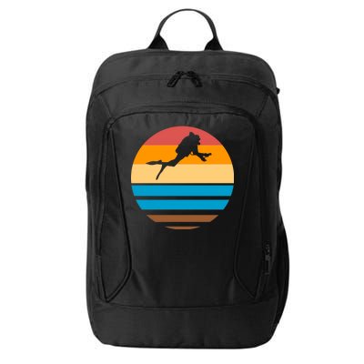 Retro Scuba Diving City Backpack