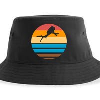 Retro Scuba Diving Sustainable Bucket Hat