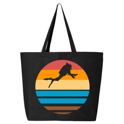 Retro Scuba Diving 25L Jumbo Tote