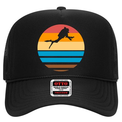 Retro Scuba Diving Trucker Hat