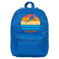 Retro Scuba Diving 16 in Basic Backpack