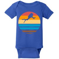 Retro Scuba Diving Baby Bodysuit