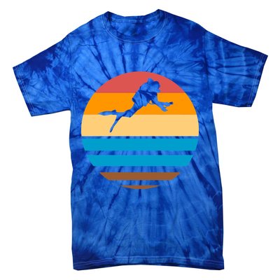 Retro Scuba Diving Tie-Dye T-Shirt