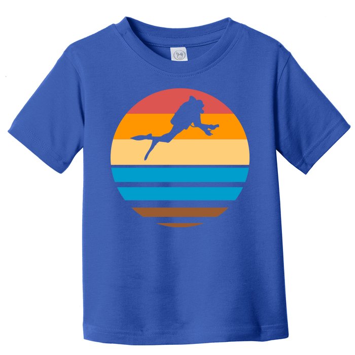 Retro Scuba Diving Toddler T-Shirt