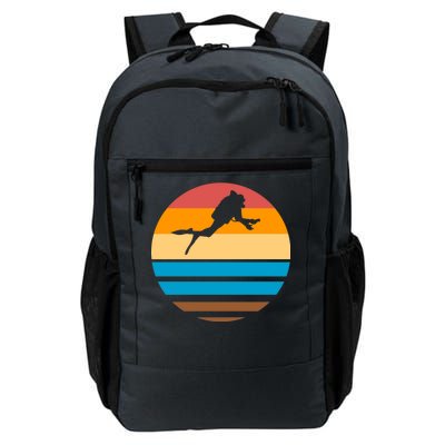 Retro Scuba Diving Daily Commute Backpack