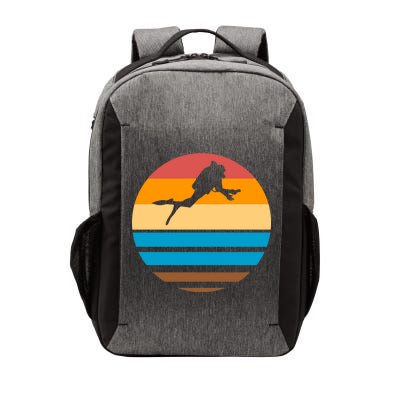 Retro Scuba Diving Vector Backpack