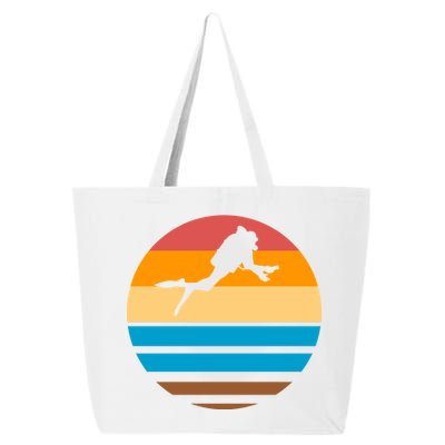 Retro Scuba Diving 25L Jumbo Tote