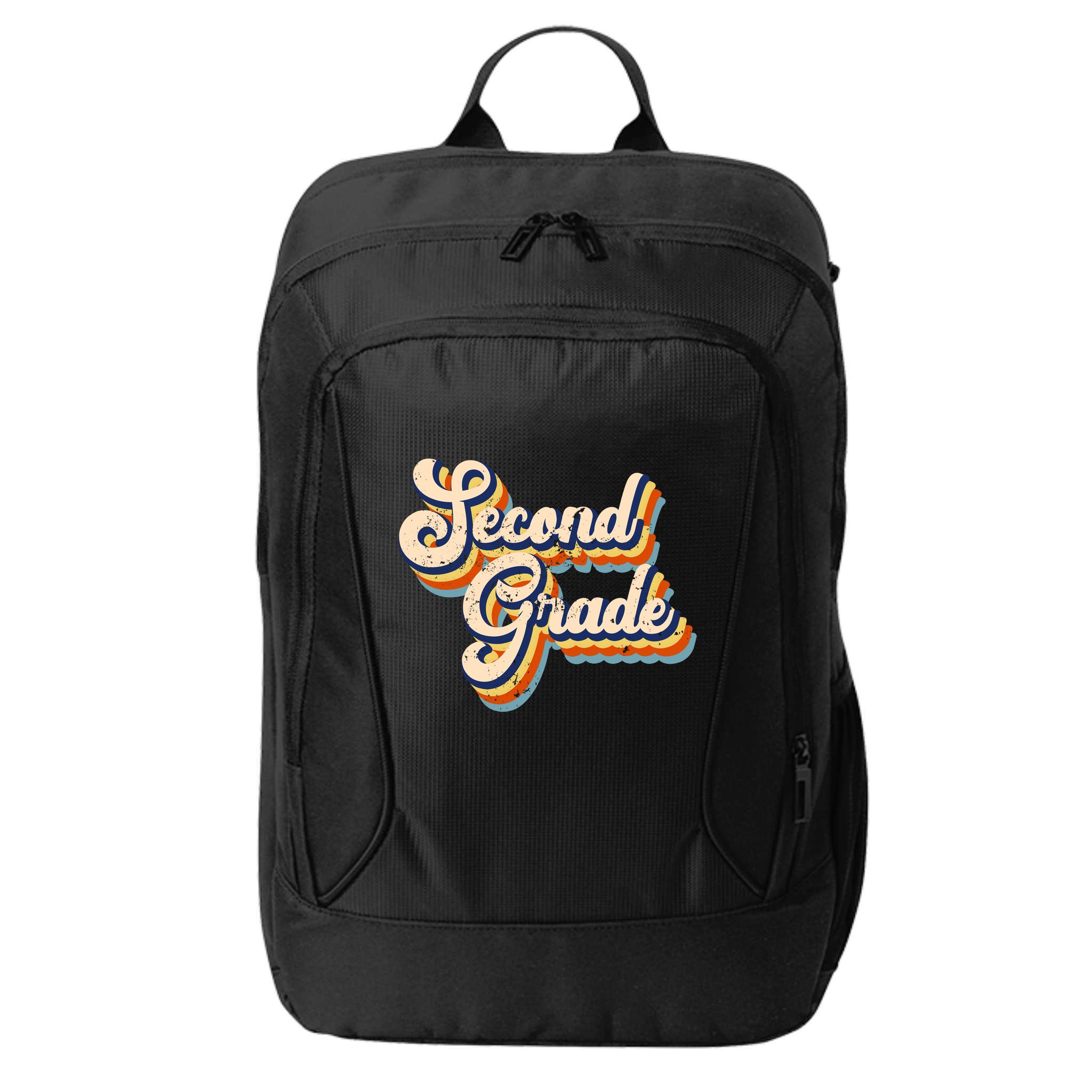 Retro Second Grade Logo City Backpack