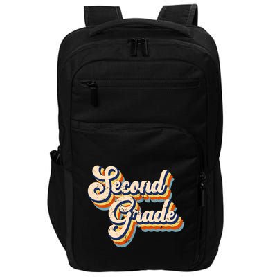 Retro Second Grade Logo Impact Tech Backpack