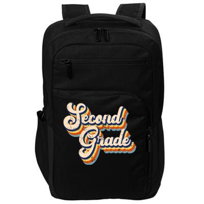 Retro Second Grade Logo Impact Tech Backpack