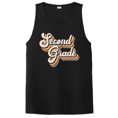 Retro Second Grade Logo PosiCharge Competitor Tank