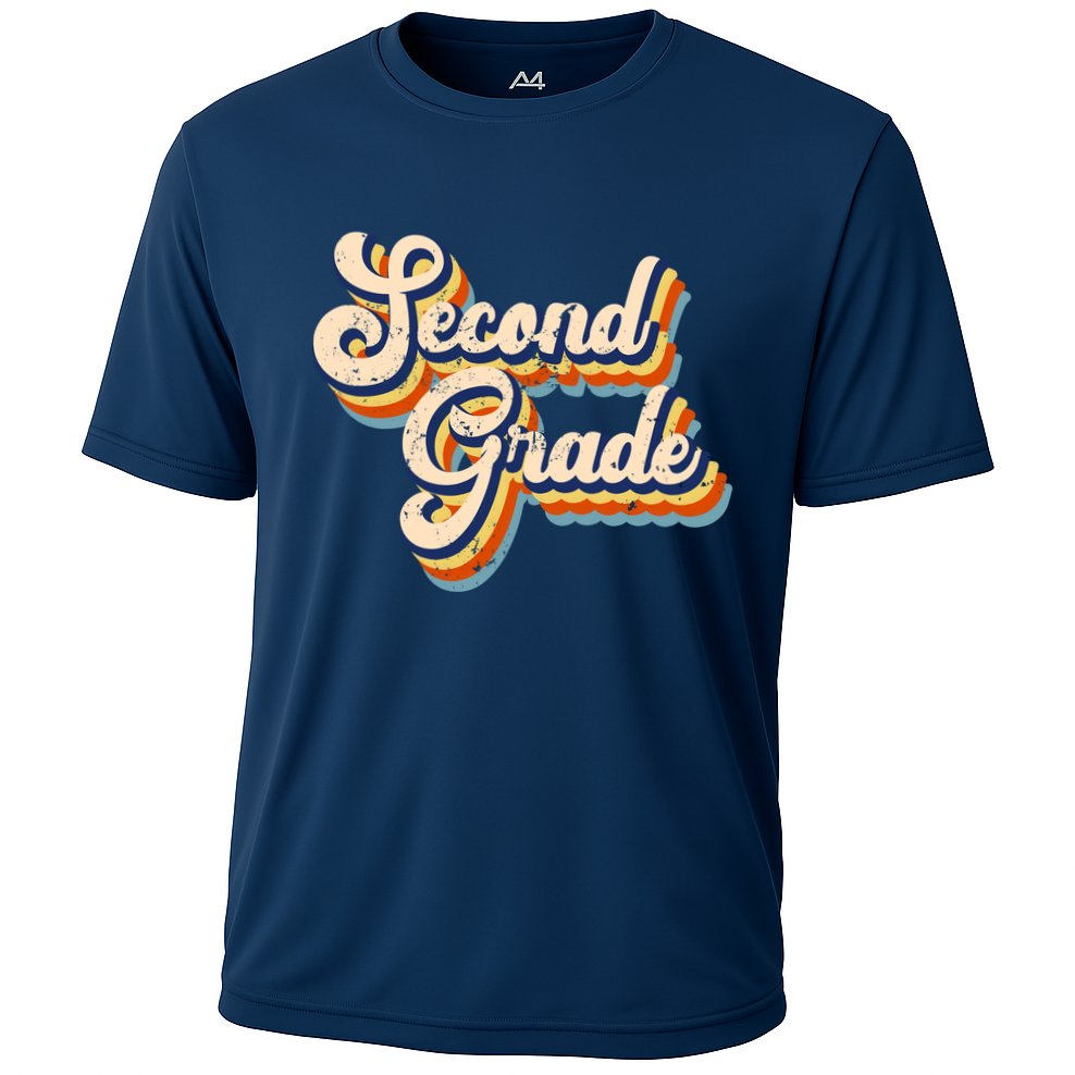 Retro Second Grade Logo Performance Shirt