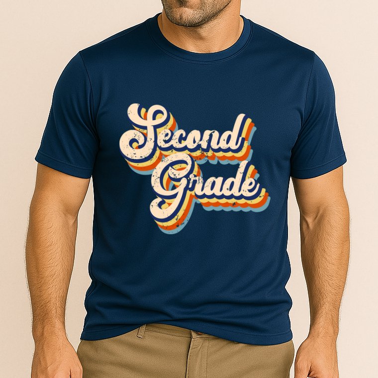 Retro Second Grade Logo Performance Shirt