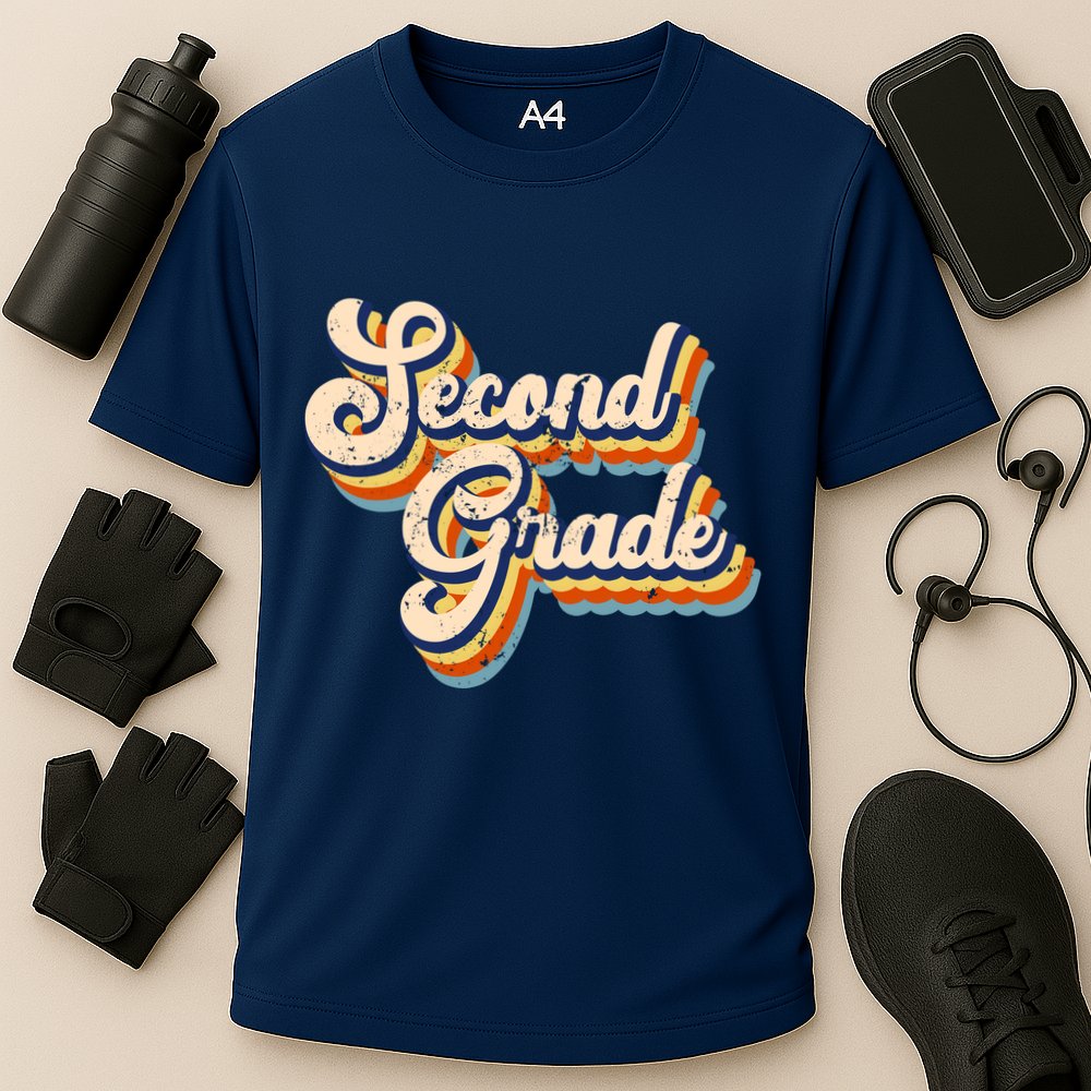 Retro Second Grade Logo Performance Shirt
