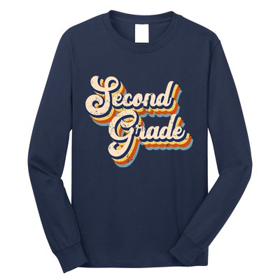 Retro Second Grade Logo Long Sleeve Shirt