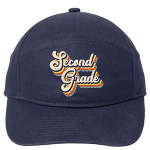 Retro Second Grade Logo 7-Panel Snapback Hat