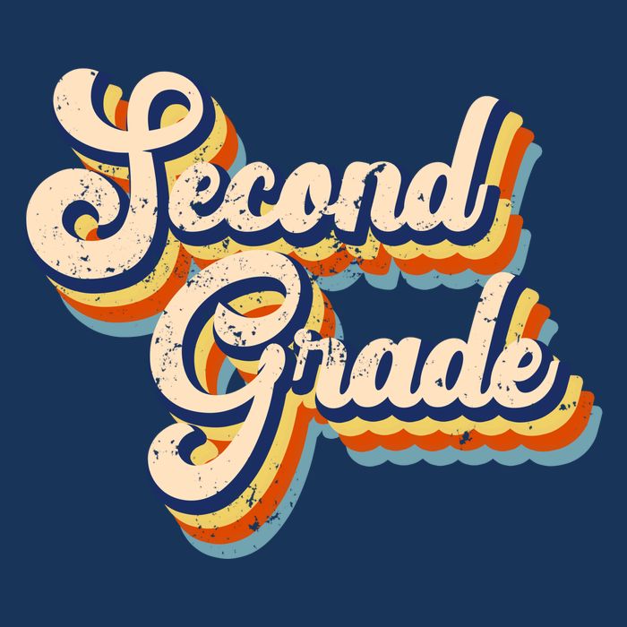 Retro Second Grade Logo Sustainable Beanie