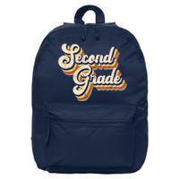 Retro Second Grade Logo 16 in Basic Backpack