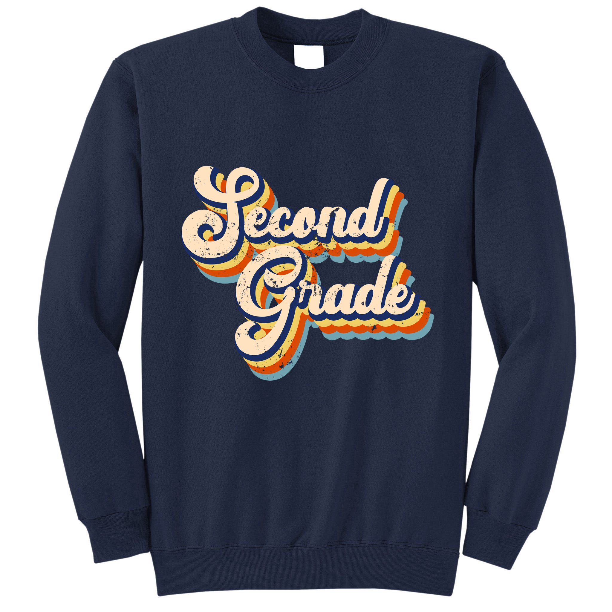 Retro Second Grade Logo Tall Sweatshirt
