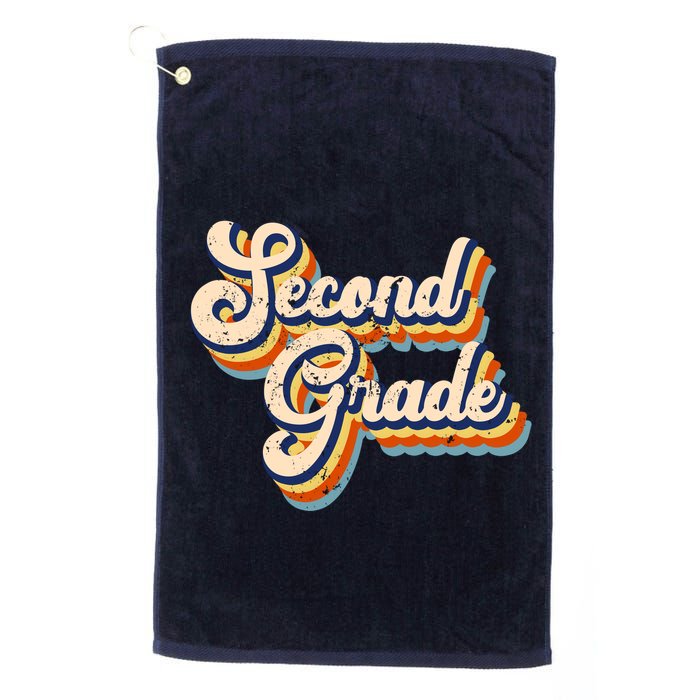 Retro Second Grade Logo Golf Towel