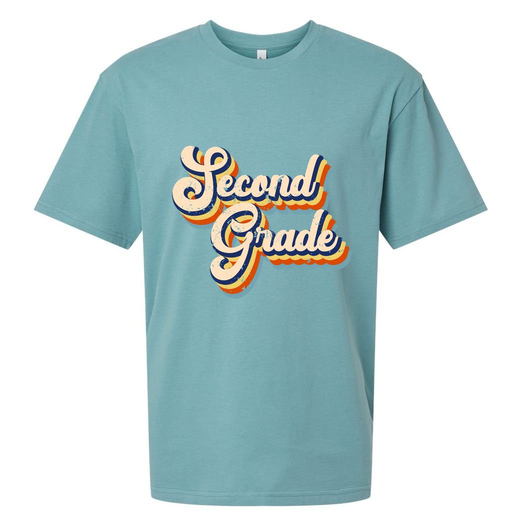 Retro Second Grade Logo Sueded Cloud Jersey T-Shirt