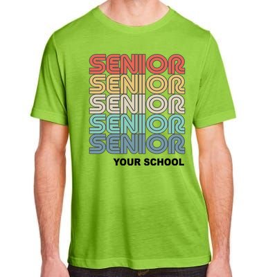 Retro Seniors Graduation Custom School Name Adult ChromaSoft Performance T-Shirt