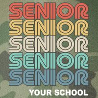 Retro Seniors Graduation Custom School Name Legacy Tie Dye Trucker Hat