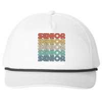 Retro Seniors Graduation Custom School Name Snapback Five-Panel Rope Hat