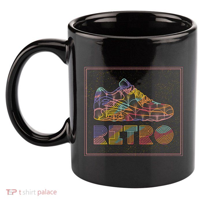 Retro Shoe 11oz C Handle Ceramic Mug