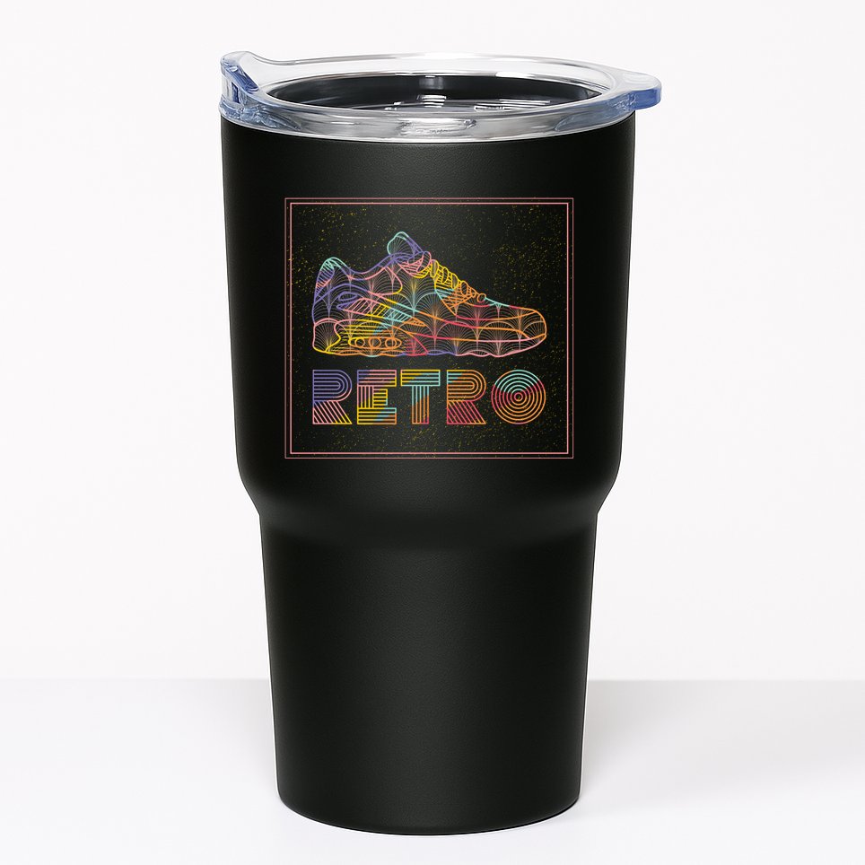 Retro Shoe Tumbler