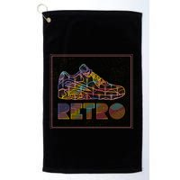Retro Shoe Golf Towel