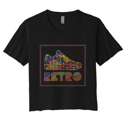 Retro Shoe Crop Top