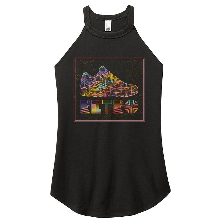 Retro Shoe Women's Perfect Tri Rocker Tank
