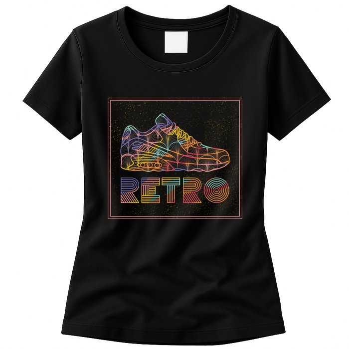 Retro Shoe Womens T-Shirt