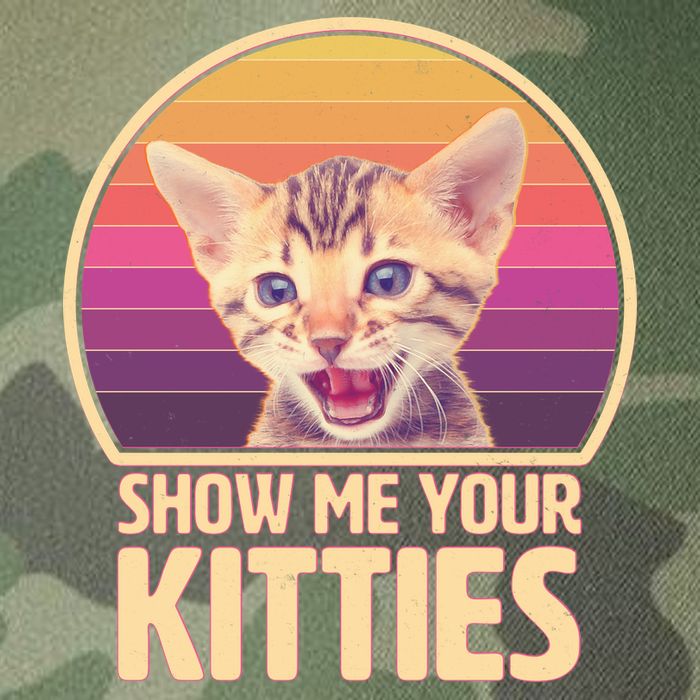 Retro Show Me Your Kitties Funny Meme Legacy Tie Dye Trucker Hat