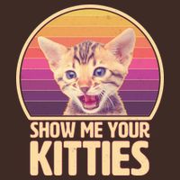 Retro Show Me Your Kitties Funny Meme Apron