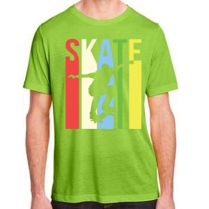 Retro Skate Logo Adult ChromaSoft Performance T-Shirt