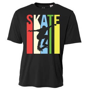 Retro Skate Logo Cooling Performance Crew T-Shirt