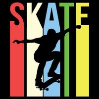 Retro Skate Logo Cooling Performance Crew T-Shirt