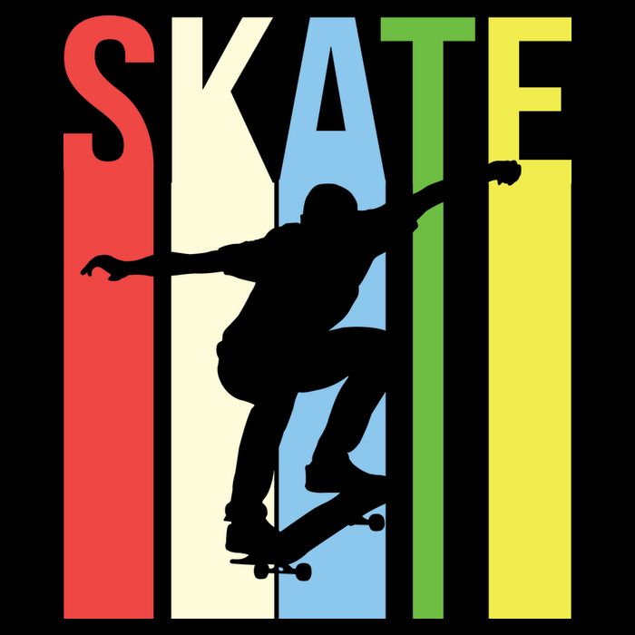 Retro Skate Logo Cooling Performance Crew T-Shirt