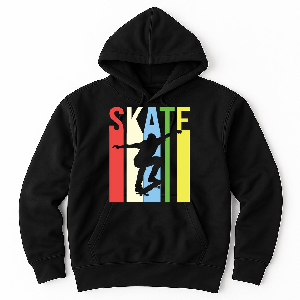 Retro Skate Logo Hoodie