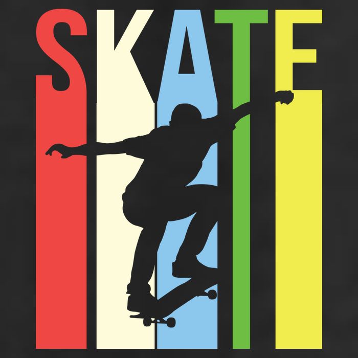 Retro Skate Logo 11oz C Handle Ceramic Mug