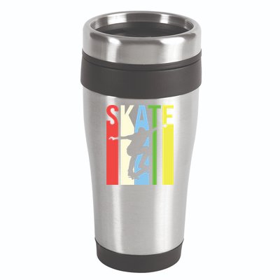 Retro Skate Logo 16oz Travel Tumbler